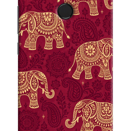 Maroon Elephant Redmi 6 Hard Case Back Cover by Casekaro