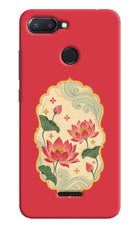 Pink Lotus Redmi 6 Hard Case Back Cover by Casekaro