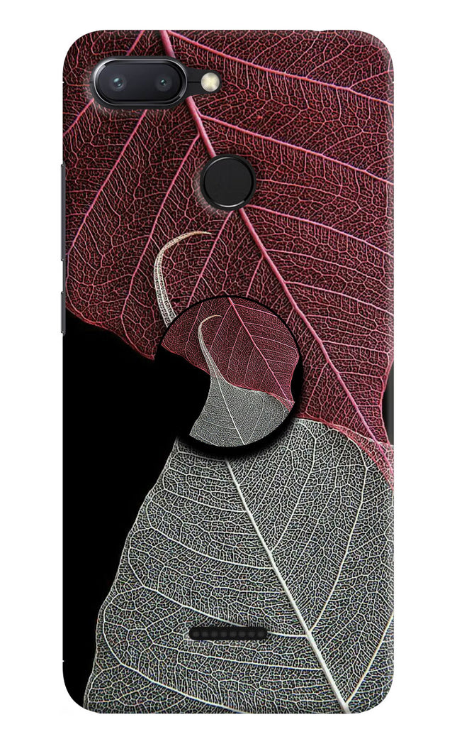 Leaf Pattern Redmi 6 Pop Case by Casekaro