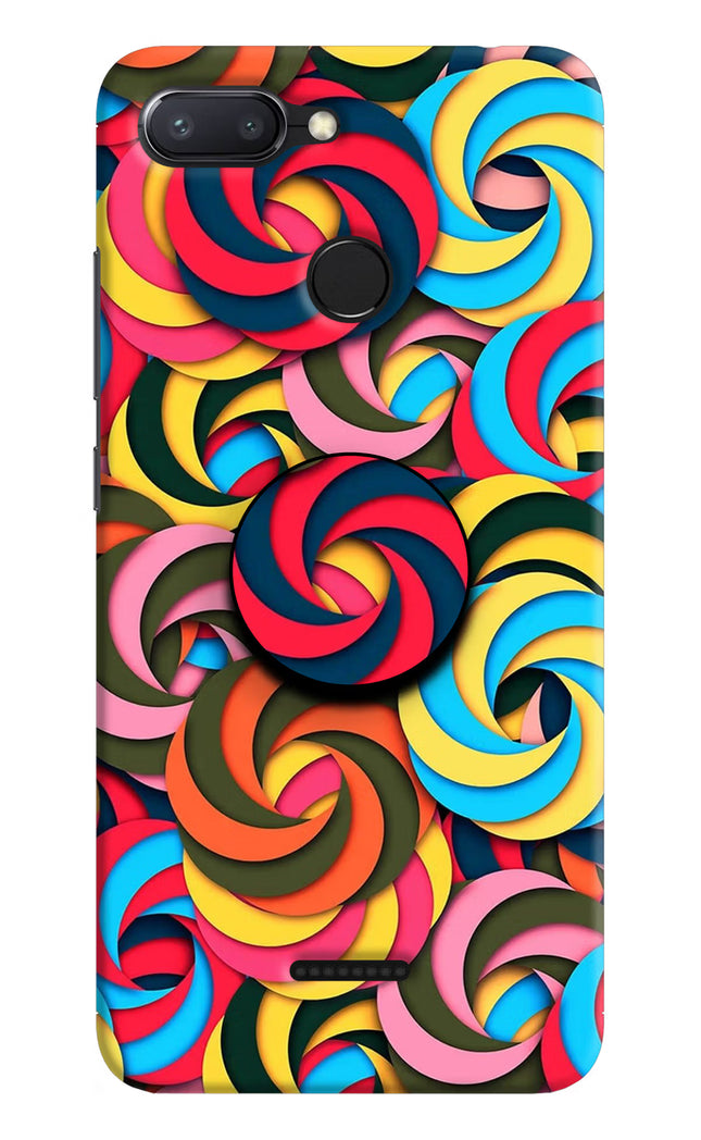 Spiral Pattern Redmi 6 Pop Case by Casekaro