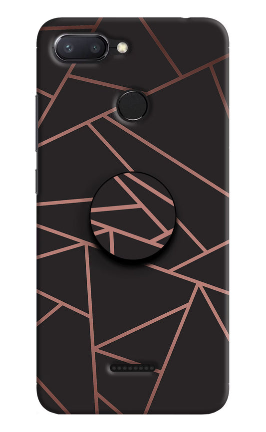 Geometric Pattern Redmi 6 Pop Case by Casekaro