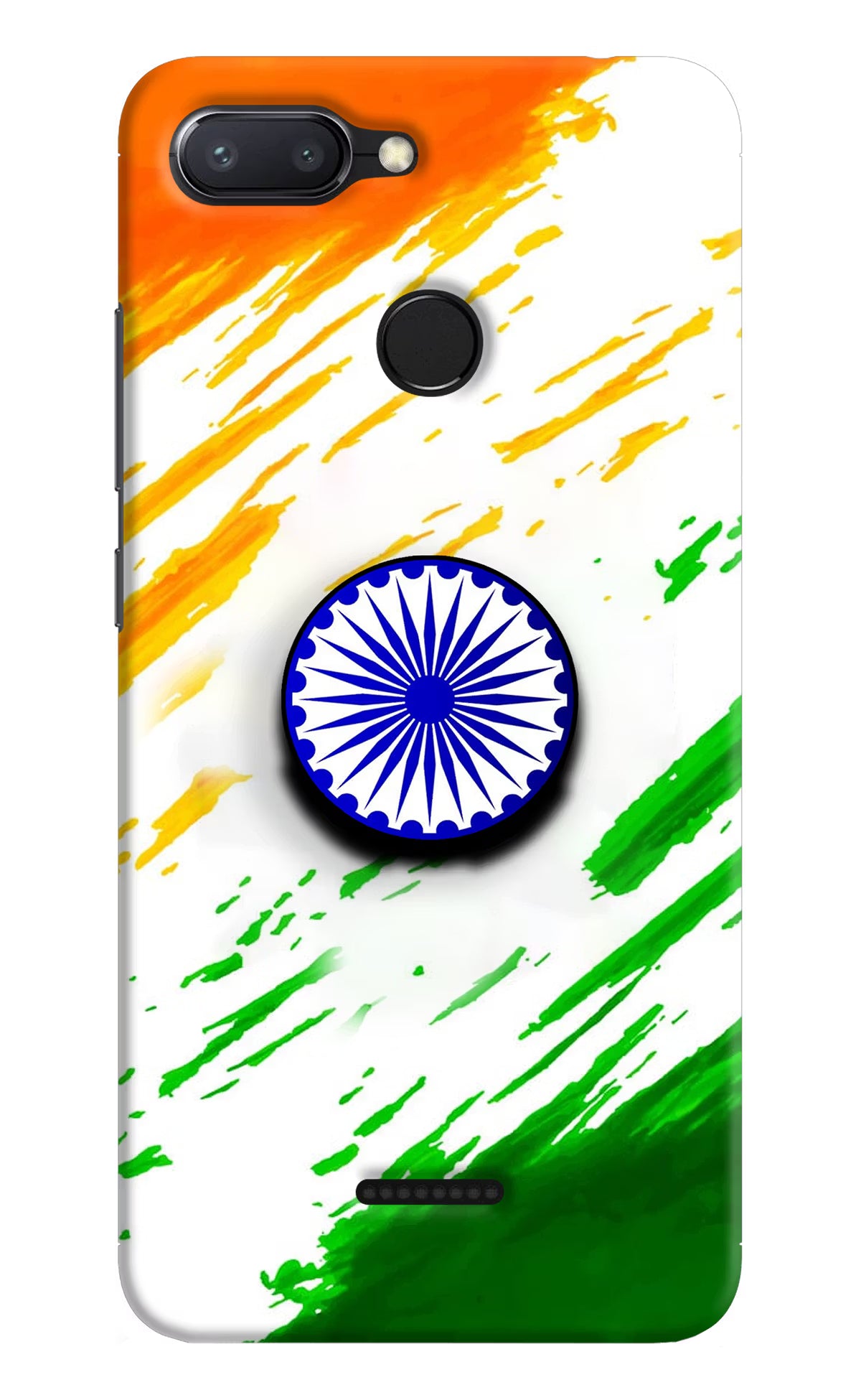 Indian Flag Ashoka Chakra Redmi 6 Pop Case by Casekaro