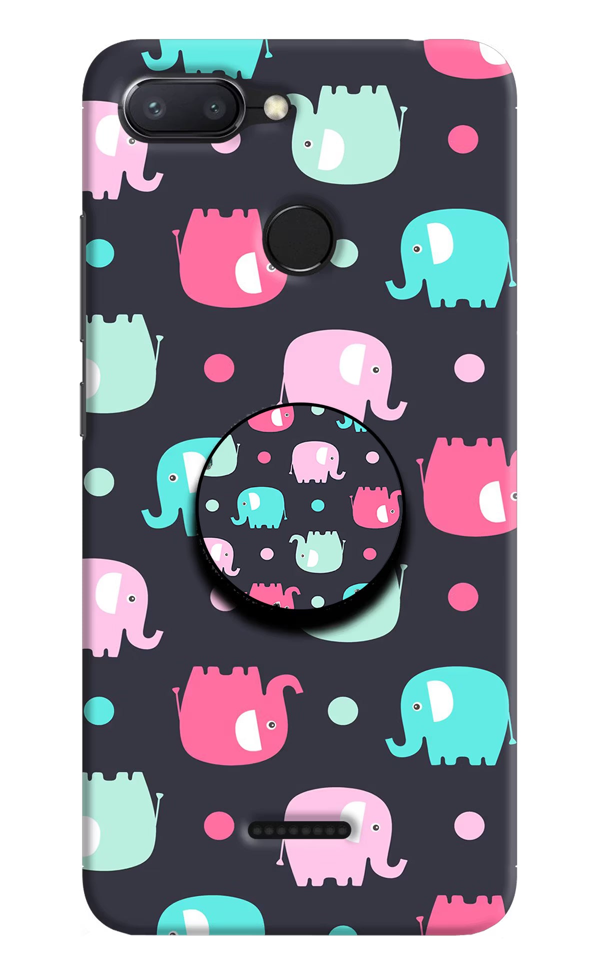 Baby Elephants Redmi 6 Pop Case by Casekaro