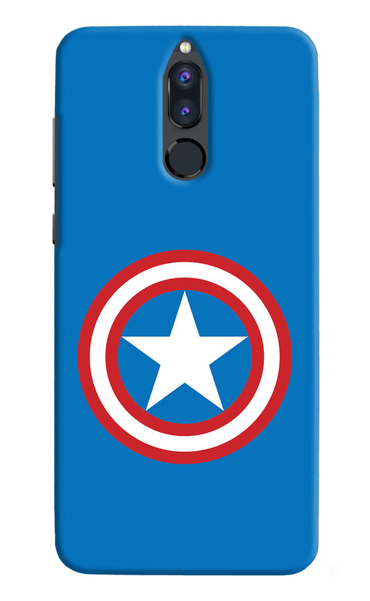 Captain America Logo Honor 9i Hard Case Back Cover by Casekaro