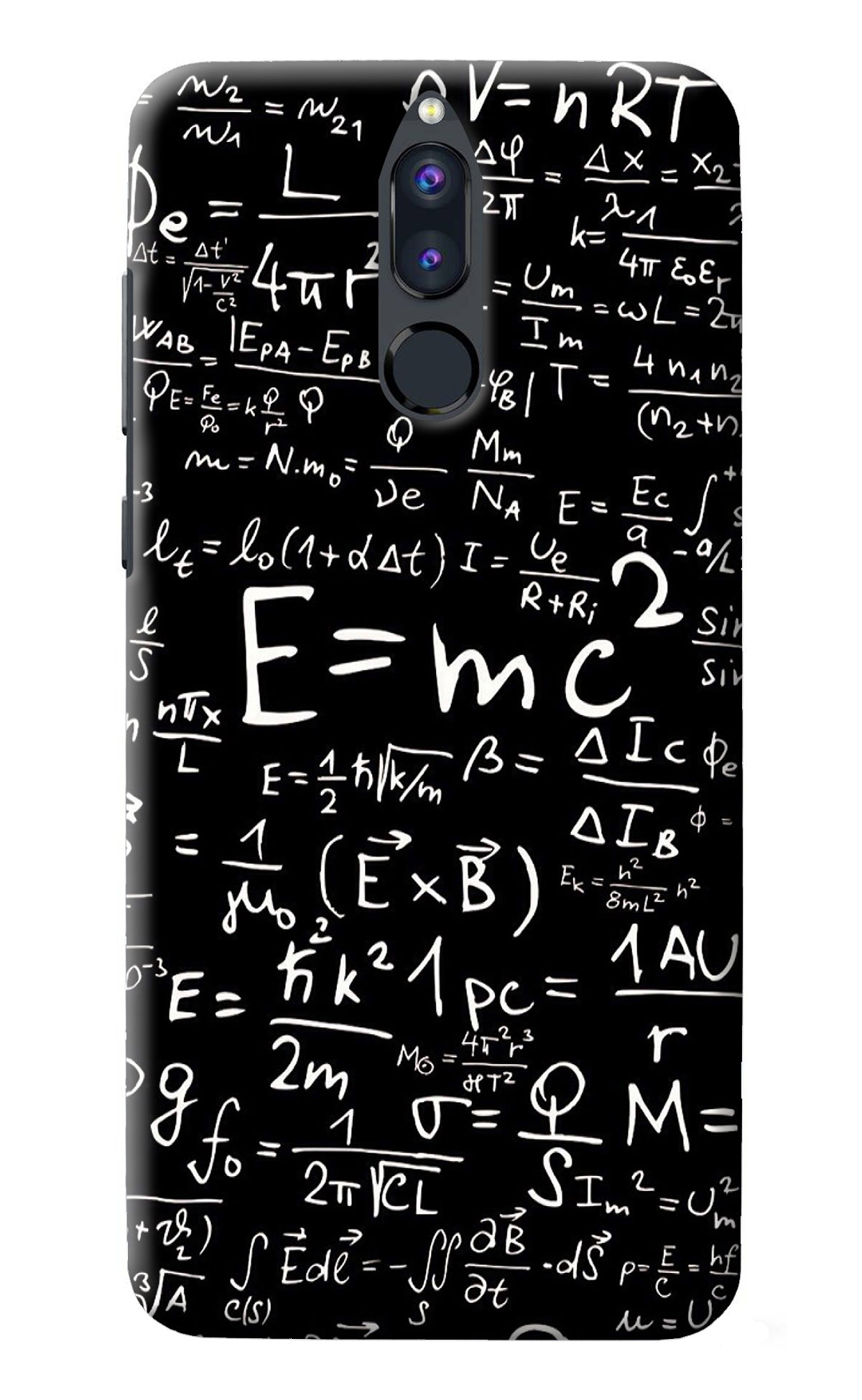 Physics Albert Einstein Formula Honor 9i Back Cover