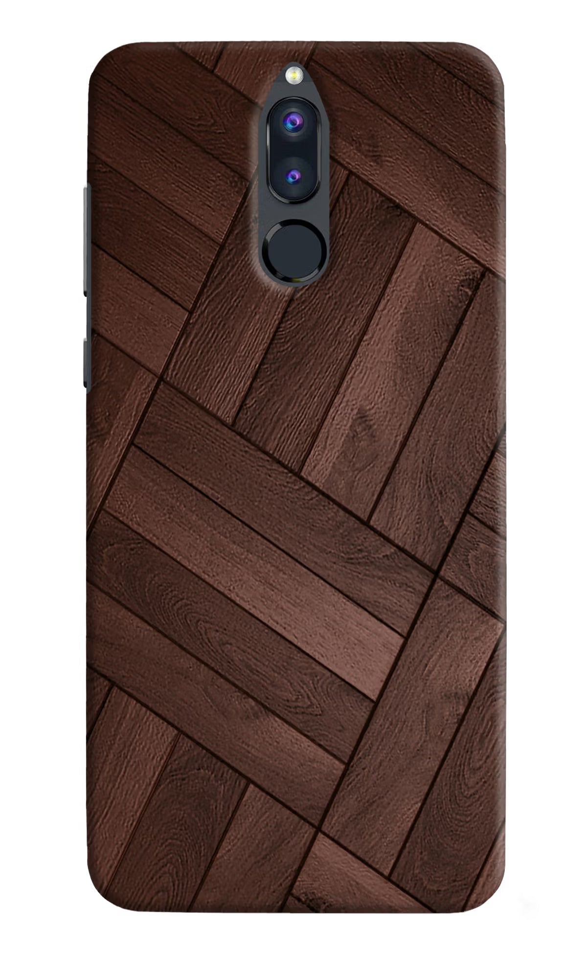 Wooden Texture Design Honor 9i Hard Case Back Cover by Casekaro