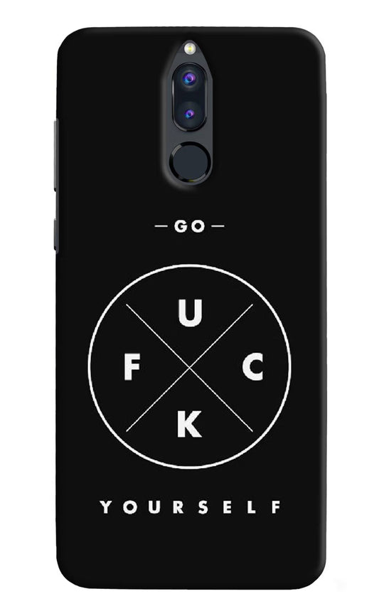 Go Fuck Yourself Honor 9i Hard Case Back Cover by Casekaro