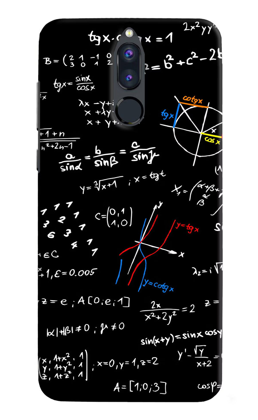 Mathematics Formula Honor 9i Back Cover, Hard case