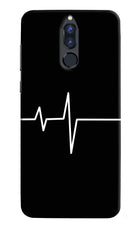 Heart Beats Honor 9i Hard Case Back Cover by Casekaro
