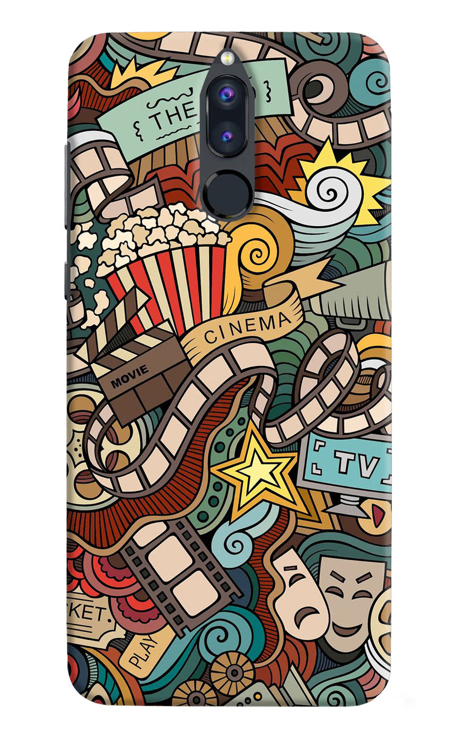 Cinema Abstract Honor 9i Back Cover, Hard case