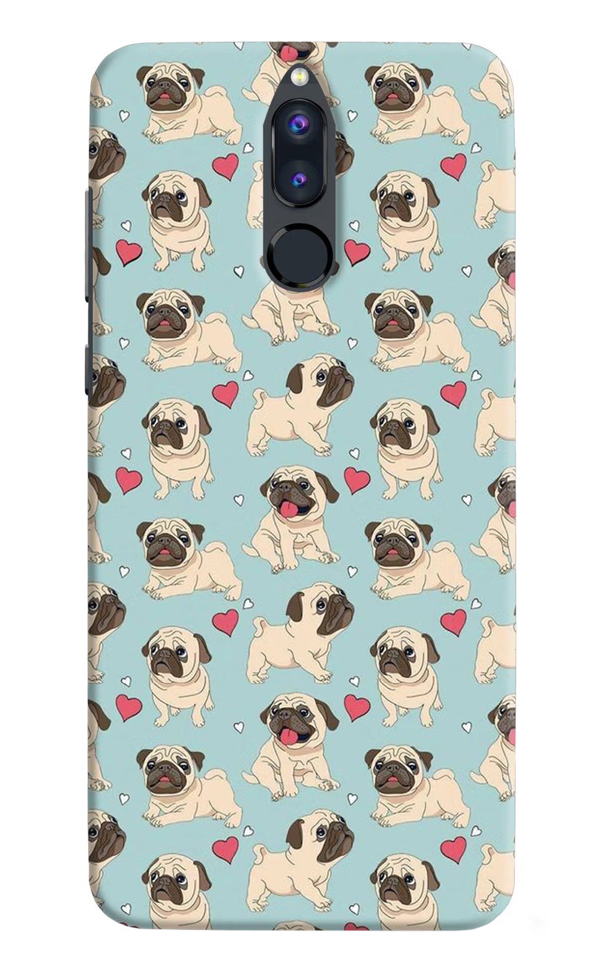 Pug Dog Honor 9i Hard Case Back Cover by Casekaro