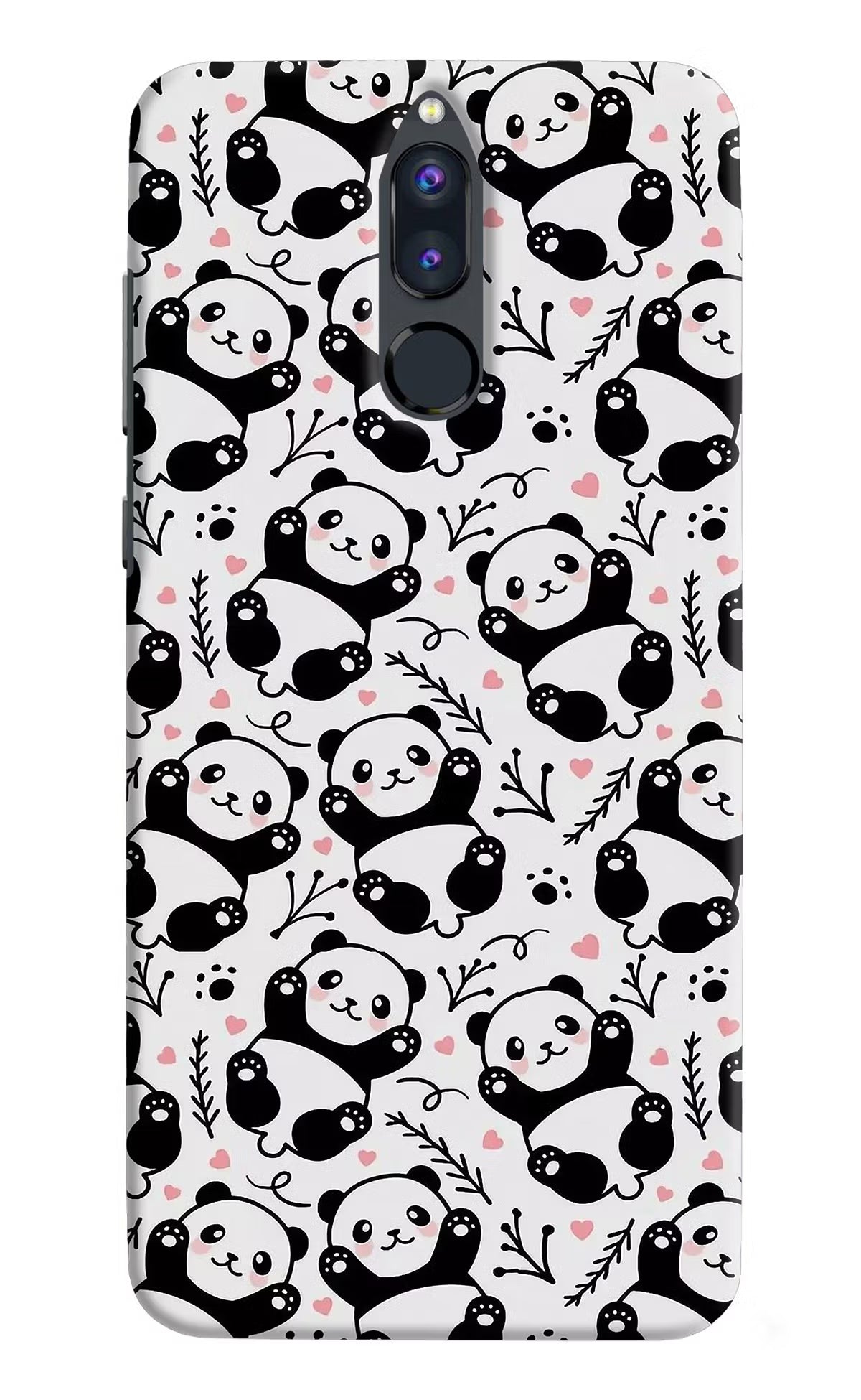 Cute Panda Honor 9i Hard Case Back Cover by Casekaro
