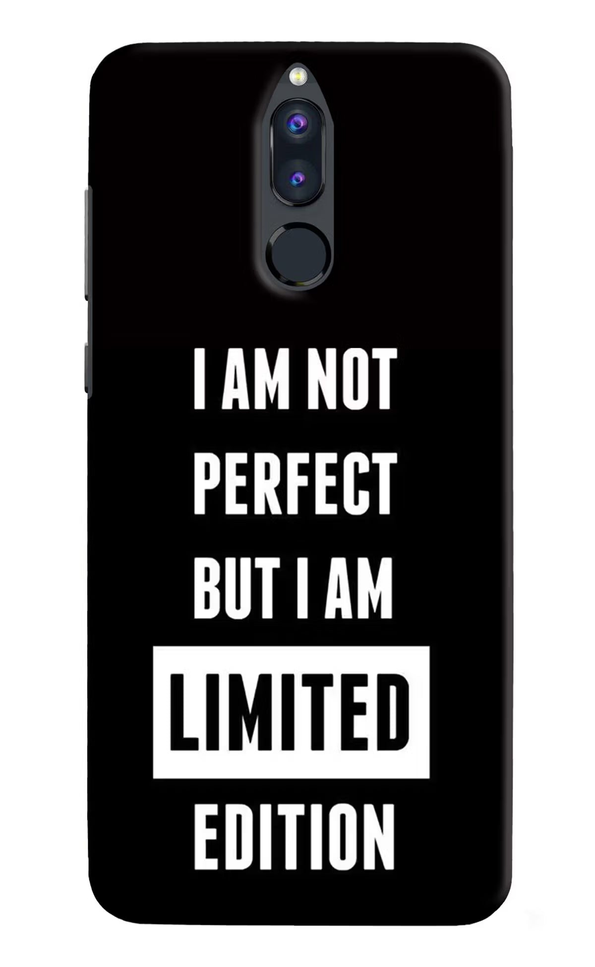 I Am Not Perfect But I Am Limited Edition Honor 9i Hard Case Back Cover by Casekaro