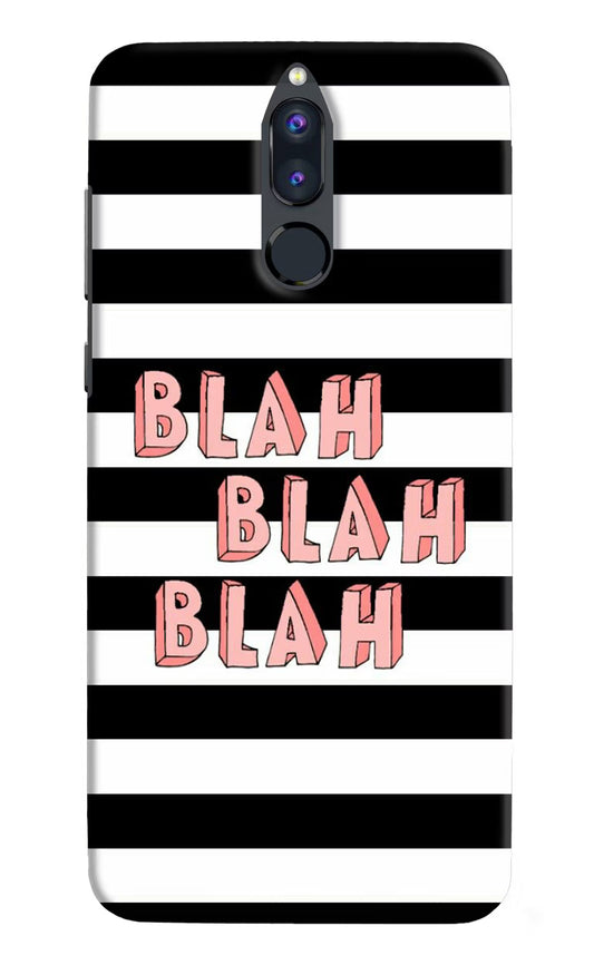 Blah Blah Blah Honor 9i Hard Case Back Cover by Casekaro