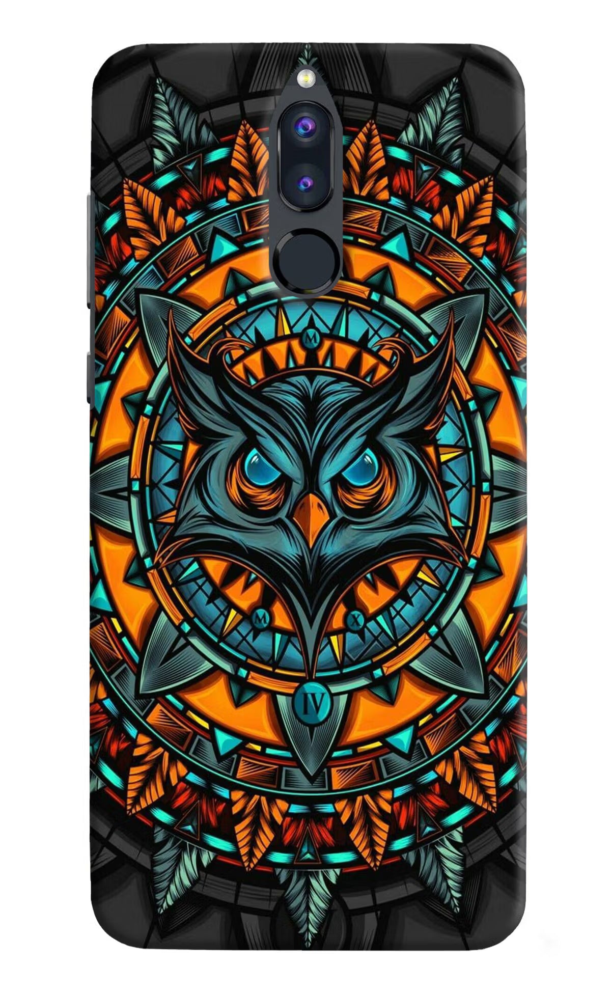 Angry Owl Art Honor 9i Hard Case Back Cover by Casekaro