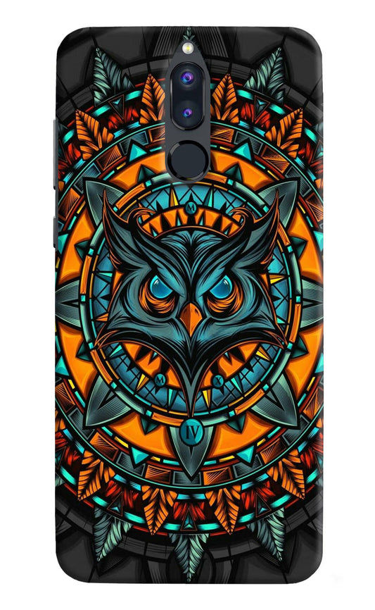 Angry Owl Art Honor 9i Hard Case Back Cover by Casekaro