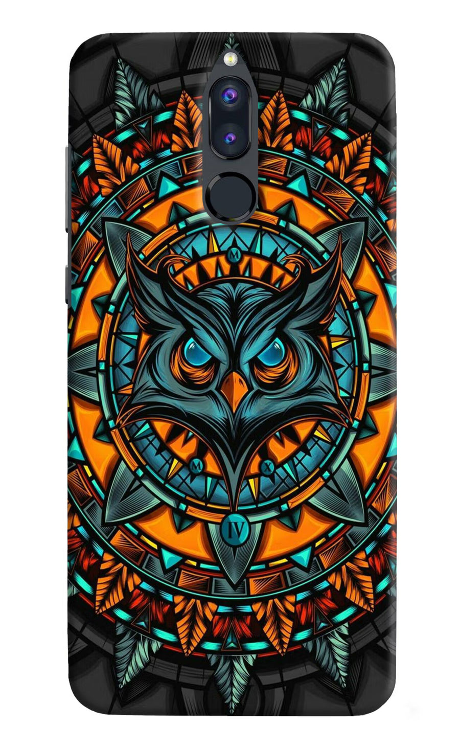 Angry Owl Art Honor 9i Back Cover, Hard case