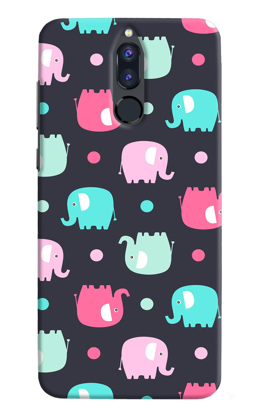 Elephants Honor 9i Back Cover, Hard case