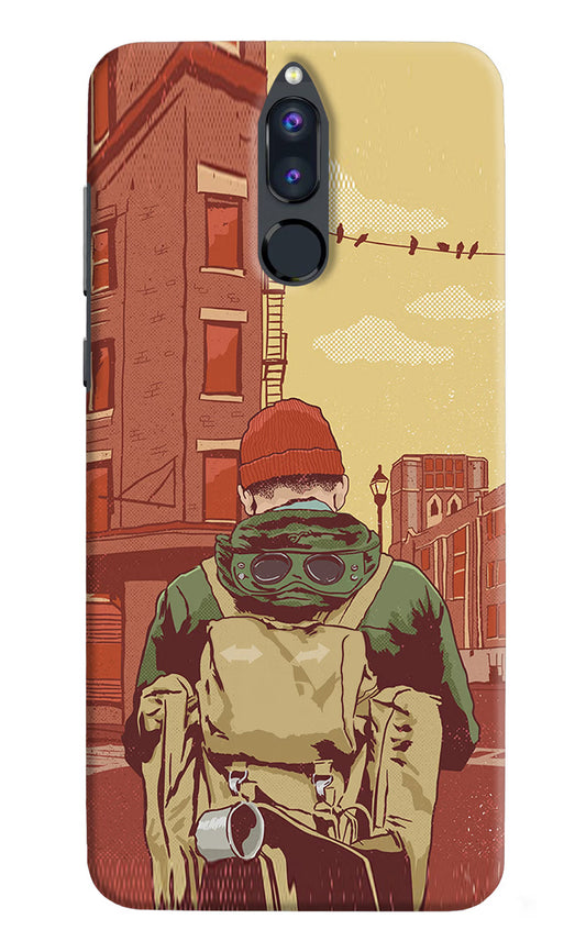 Adventurous Honor 9i Hard Case Back Cover by Casekaro