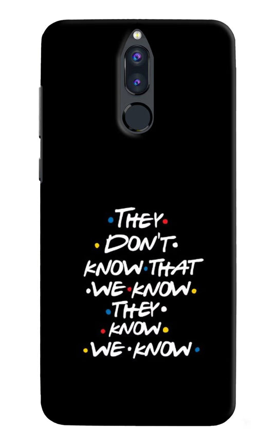 FRIENDS Dialogue Honor 9i Hard Case Back Cover by Casekaro