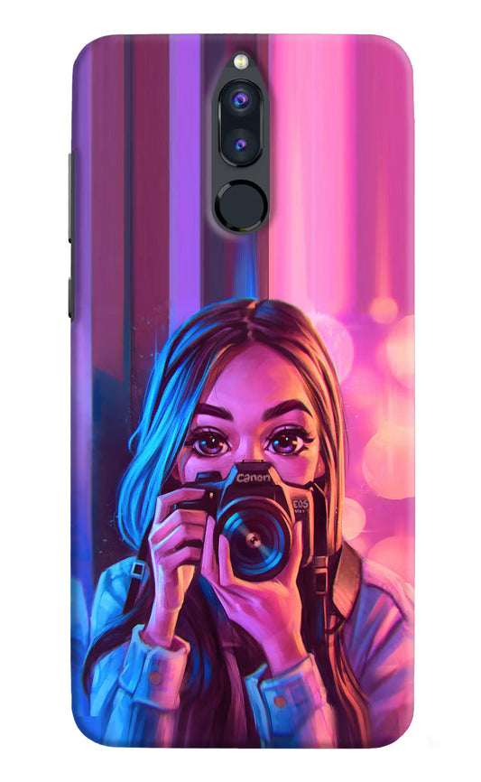 Girl Photographer Honor 9i Hard Case Back Cover by Casekaro