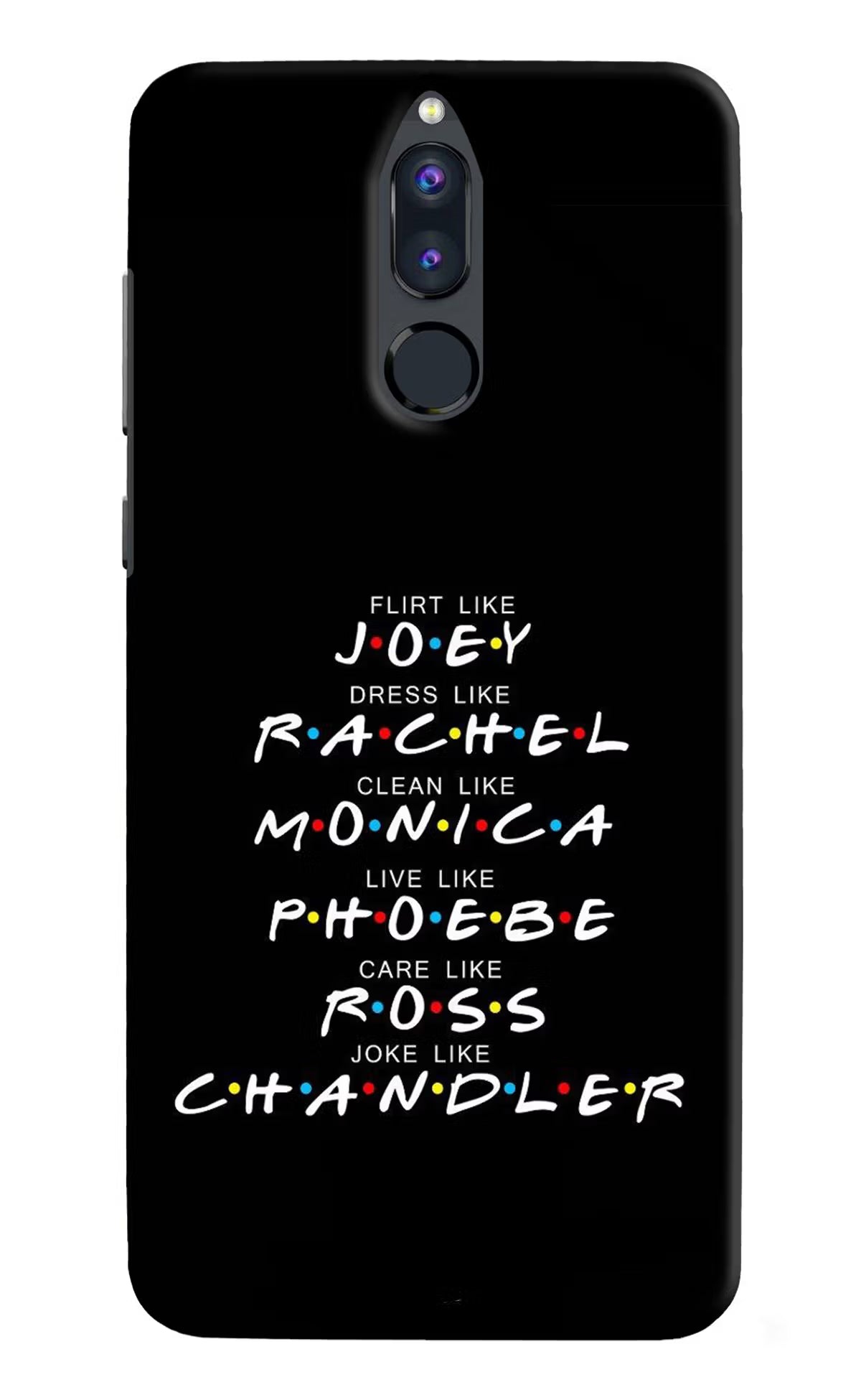 FRIENDS Character Honor 9i Hard Case Back Cover by Casekaro