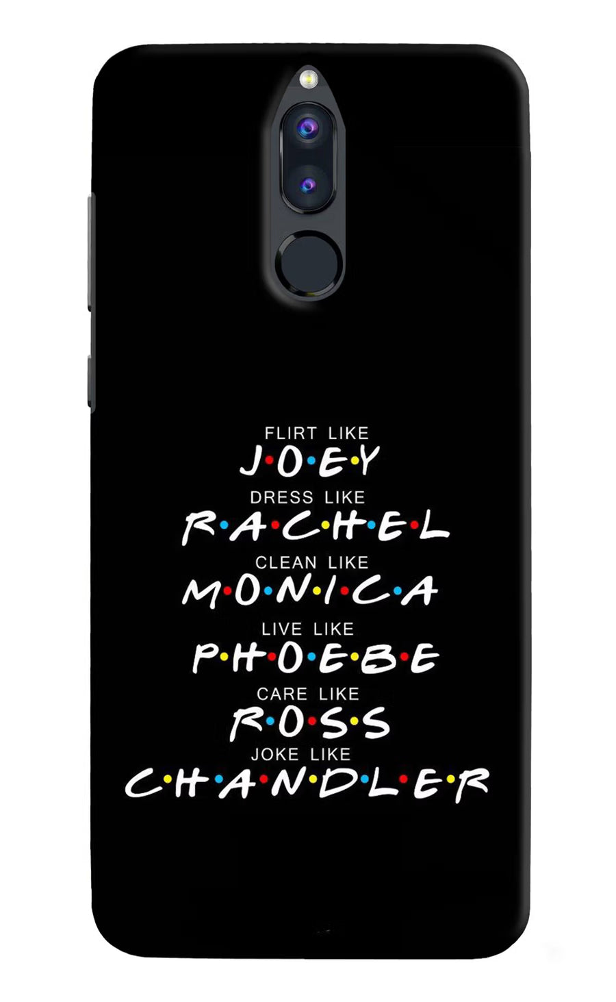 FRIENDS Character Honor 9i Back Cover, Hard case