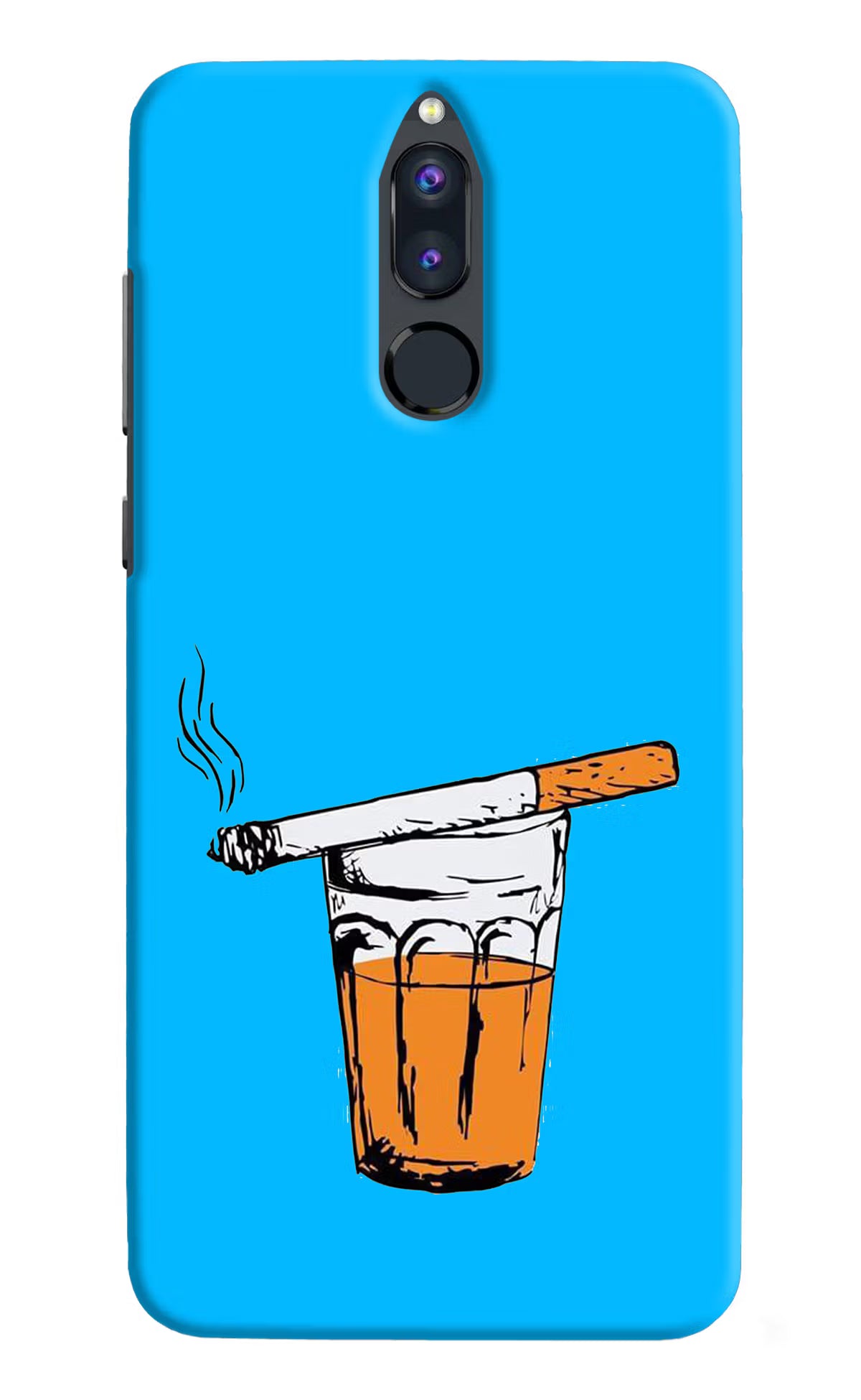 Chai Sutta Honor 9i Hard Case Back Cover by Casekaro