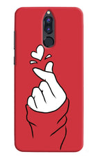 Korean Love Sign Honor 9i Hard Case Back Cover by Casekaro