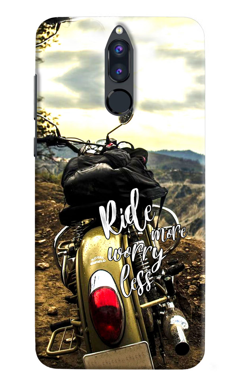Ride More Worry Less Honor 9i Back Cover, Hard case
