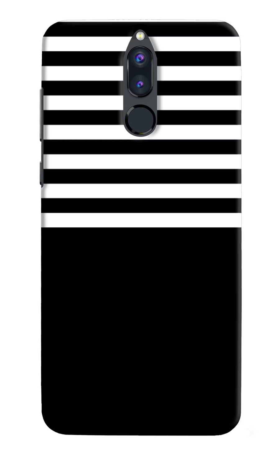 Black and White Print Honor 9i Back Cover, Hard case