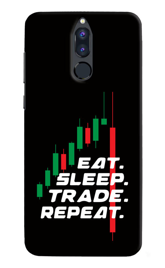 Eat Sleep Trade Repeat Honor 9i Hard Case Back Cover by Casekaro