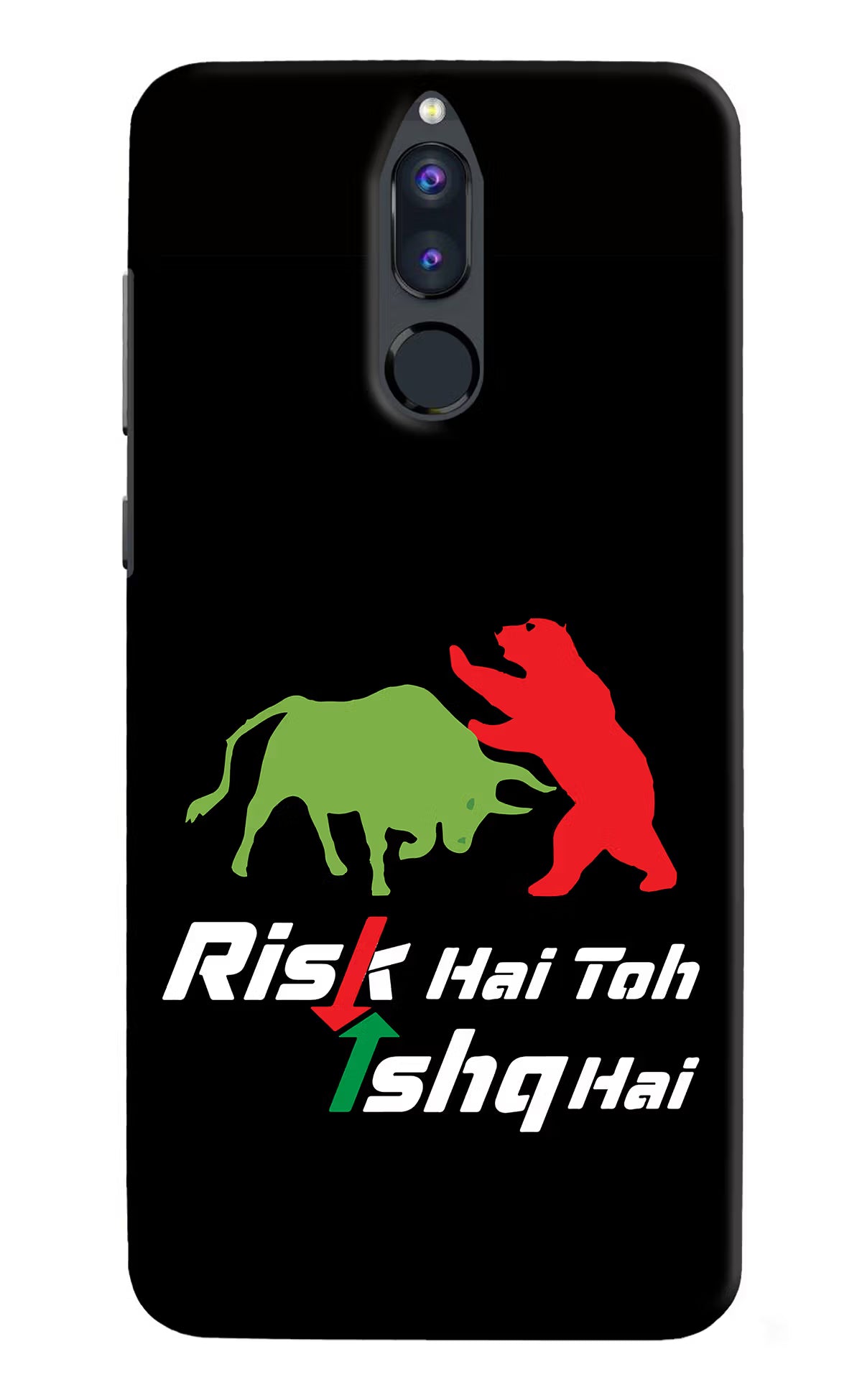 Risk Hai Toh Ishq Hai Honor 9i Hard Case Back Cover by Casekaro