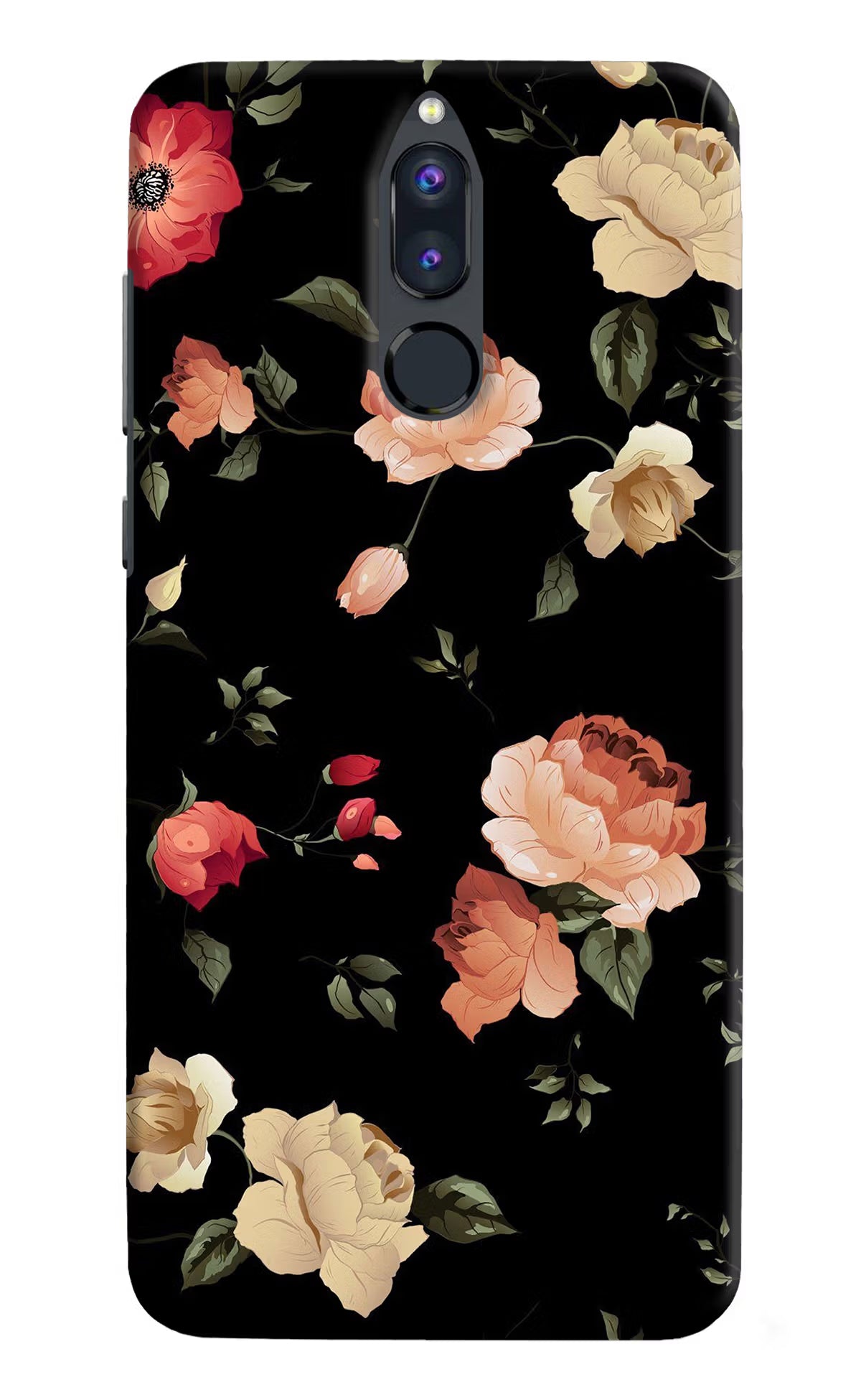Flowers Honor 9i Hard Case Back Cover by Casekaro