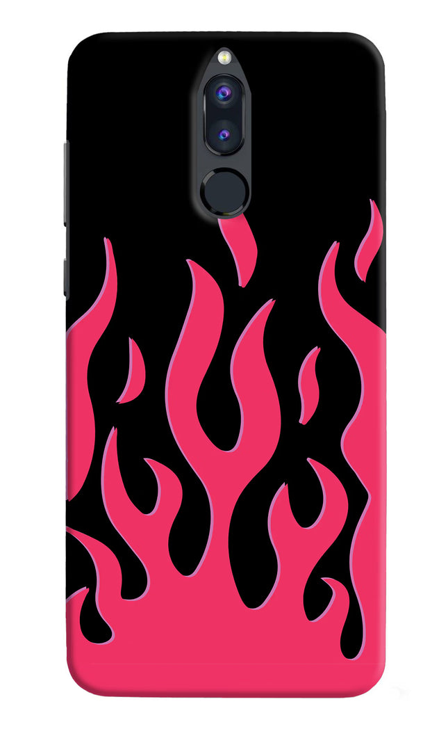 Fire Flames Honor 9i Hard Case Back Cover by Casekaro