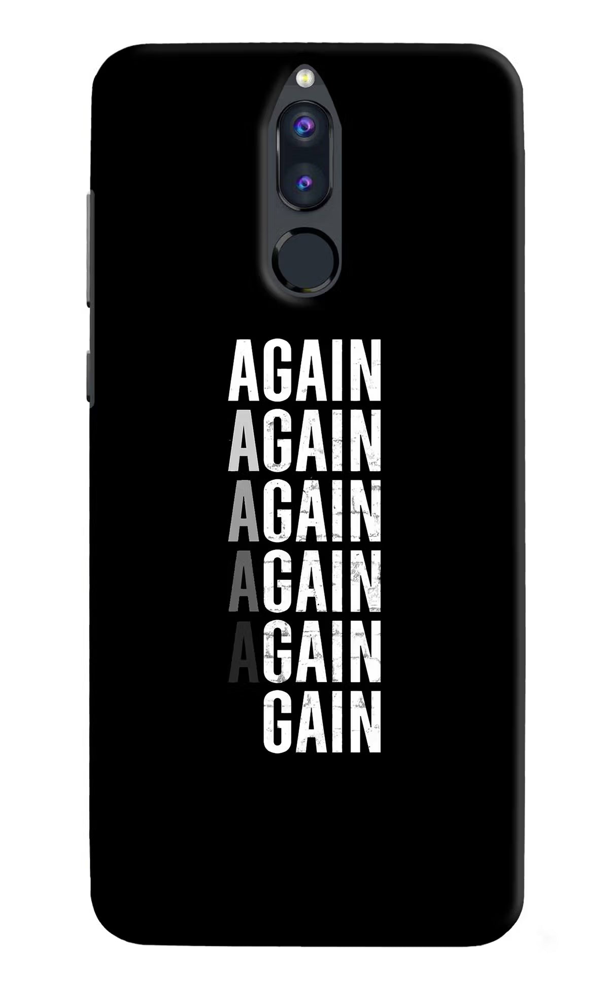 Again Again Gain Honor 9i Hard Case Back Cover by Casekaro