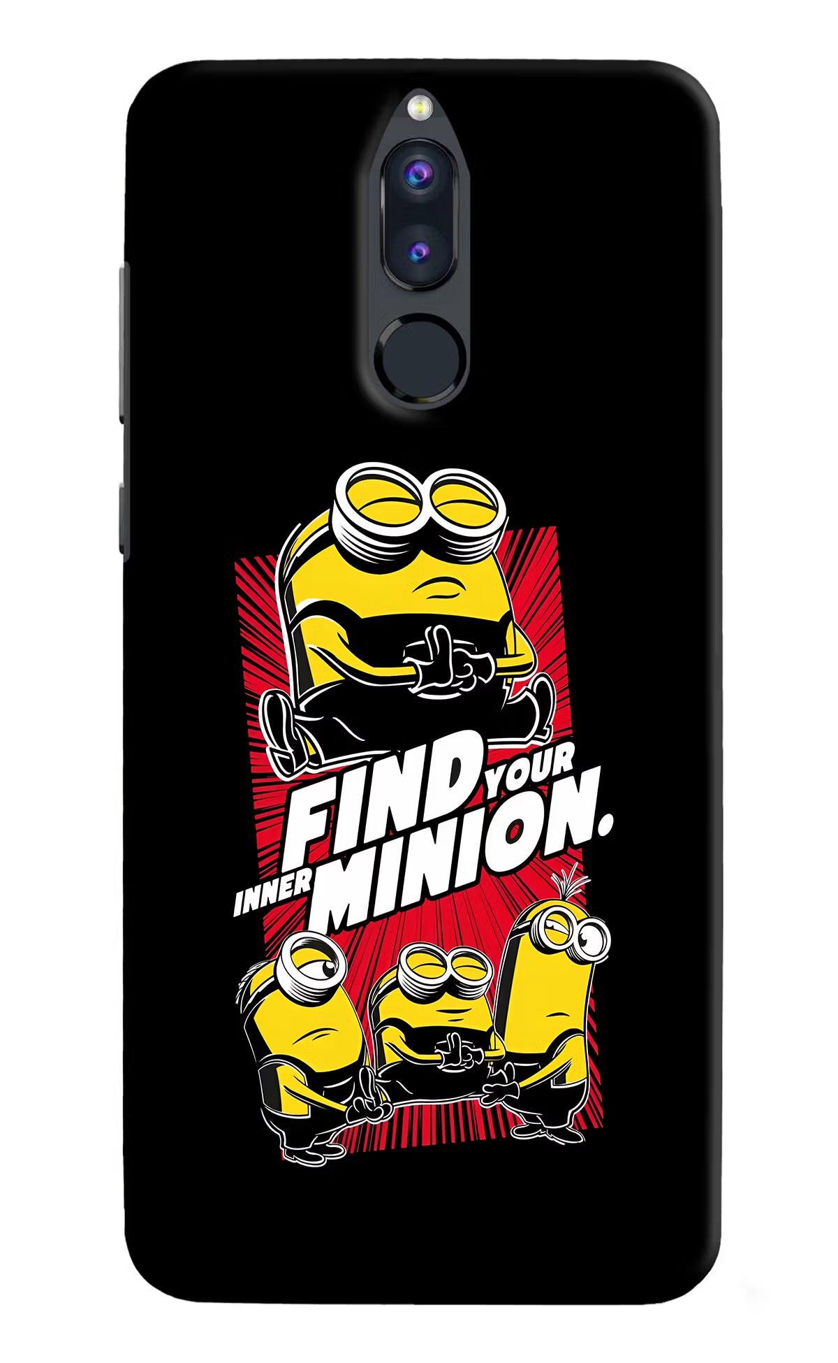 Find your inner Minion Honor 9i Hard Case Back Cover by Casekaro