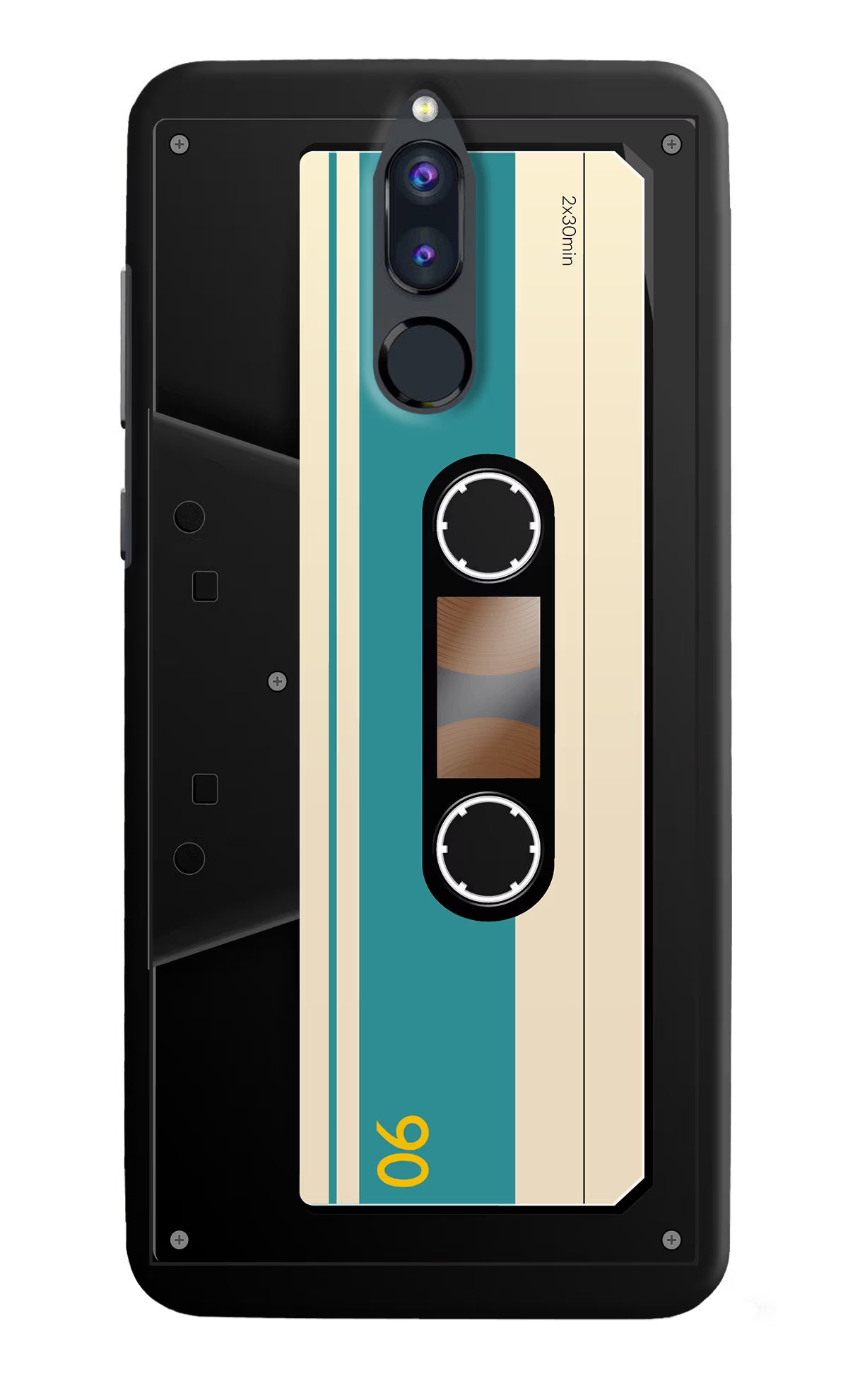 Cassette Honor 9i Hard Case Back Cover by Casekaro