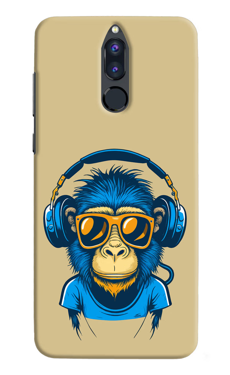 Monkey Headphone Honor 9i Back Cover, Hard case