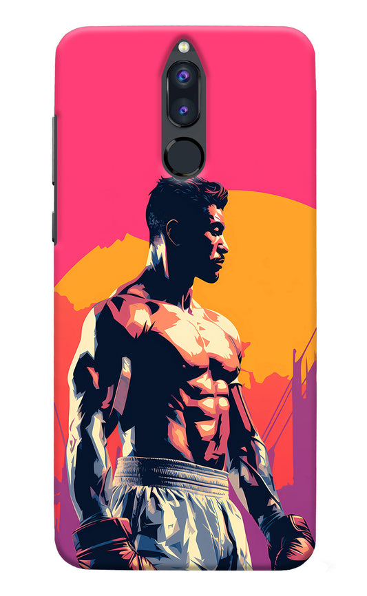 Sunset Warrior (AI Generated) Honor 9i Back Cover