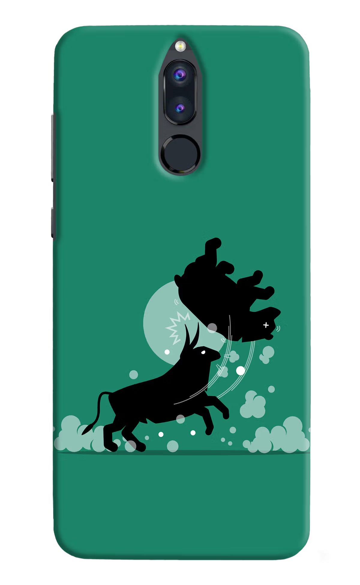 Bull Conqueror Honor 9i Hard Case Back Cover by Casekaro