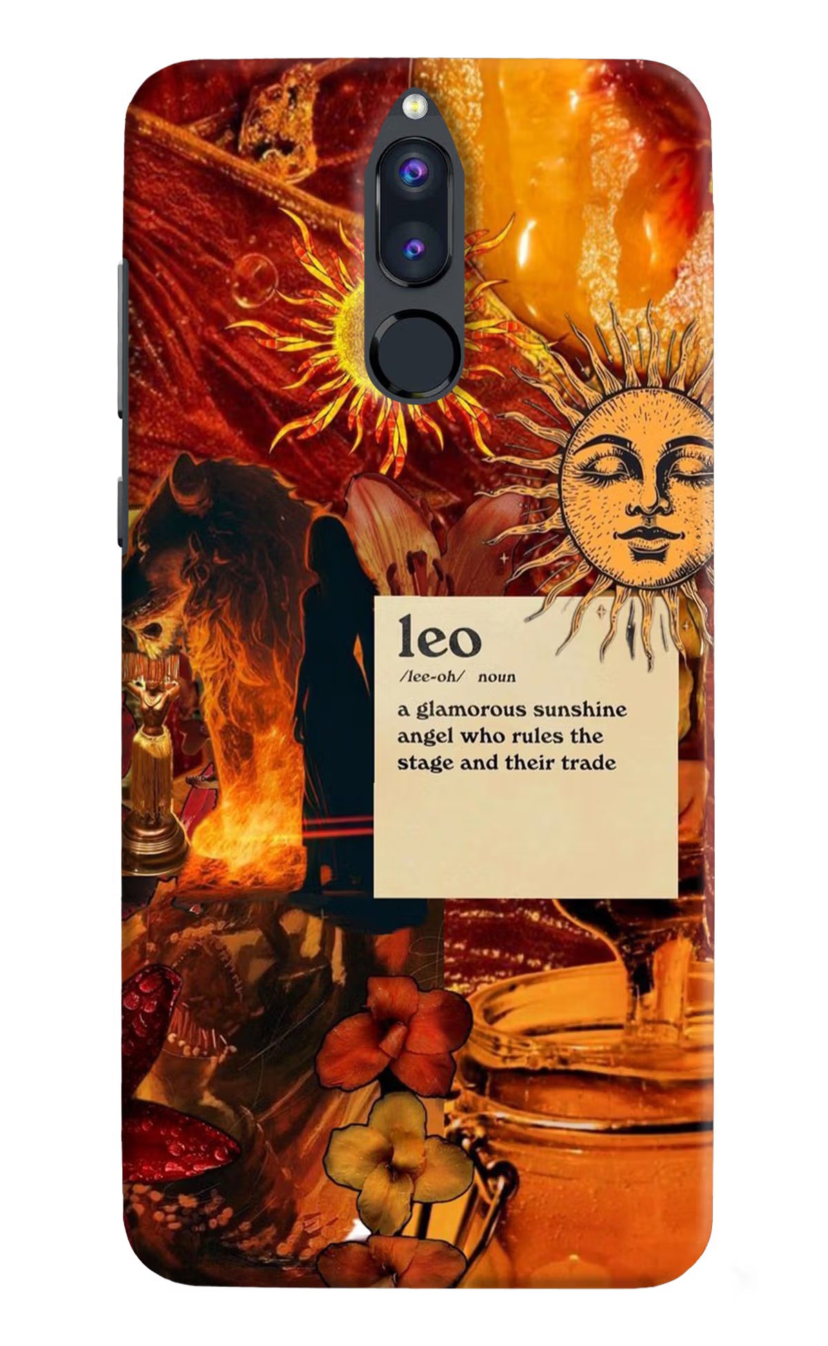 Leo Zodiac Honor 9i Hard Case Back Cover by Casekaro
