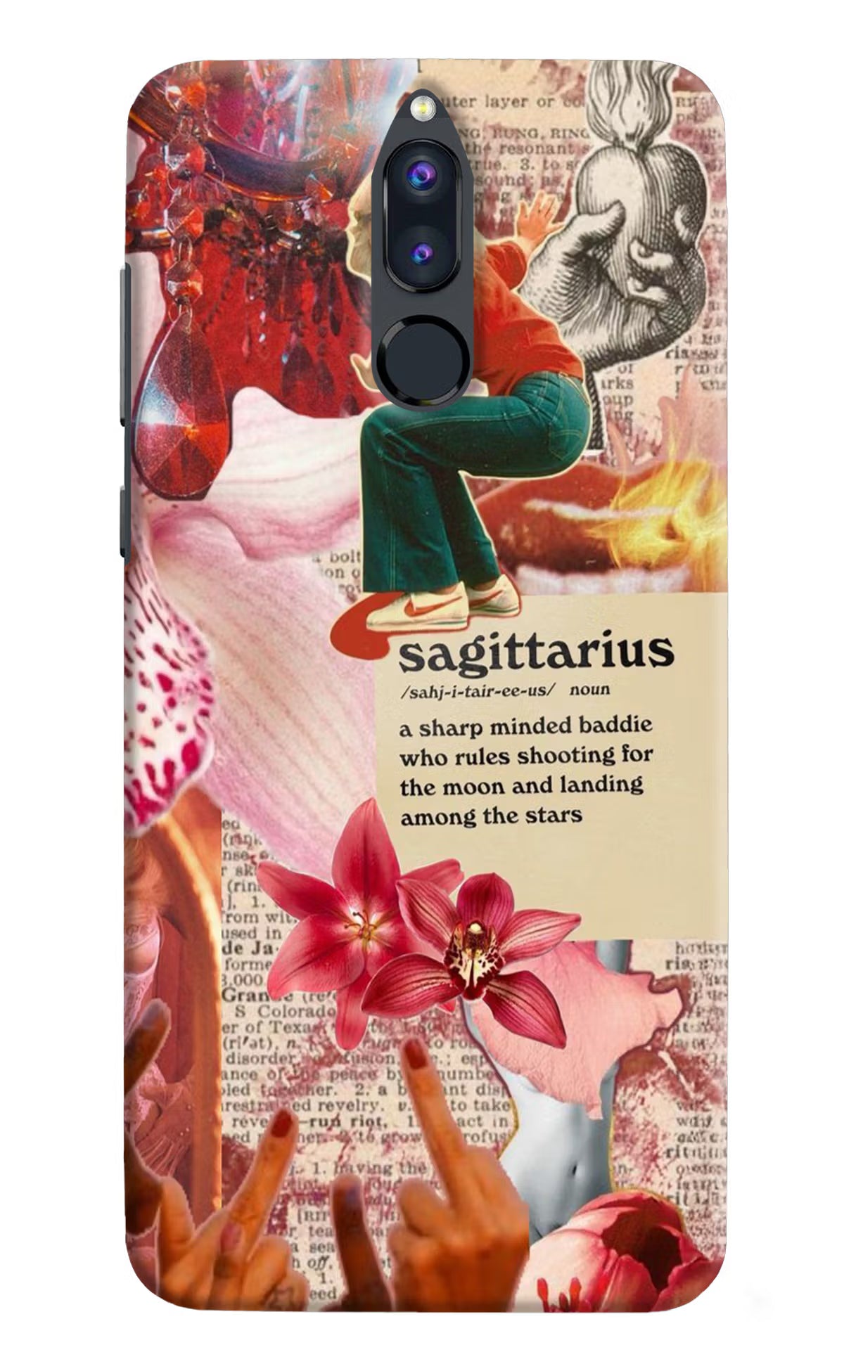 Sagittarius Zodiac Honor 9i Hard Case Back Cover by Casekaro