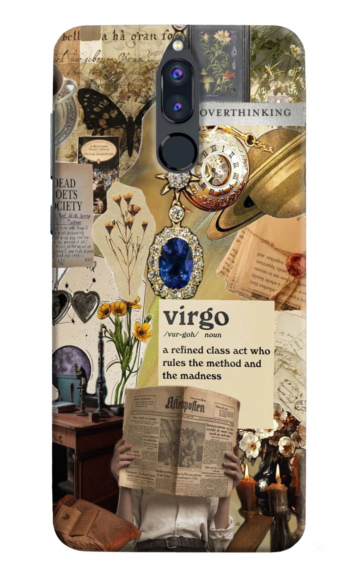 Virgo Zodiac Honor 9i Hard Case Back Cover by Casekaro