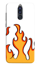 Fired Up – White Honor 9i Hard Case Back Cover by Casekaro