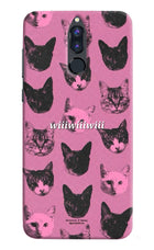 Pink Cats Honor 9i Hard Case Back Cover by Casekaro