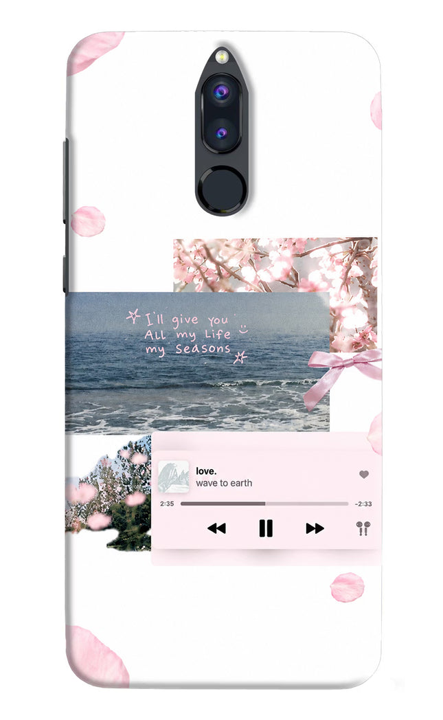 Wave to earth Honor 9i Hard Case Back Cover by Casekaro