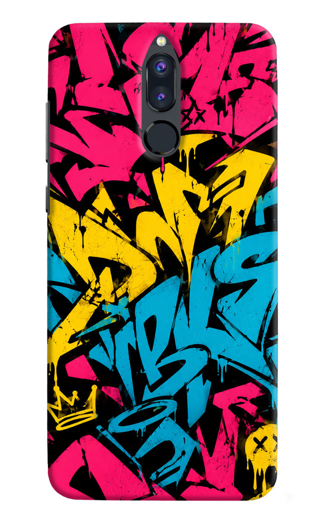 Graffiti Vibe Honor 9i Hard Case Back Cover by Casekaro