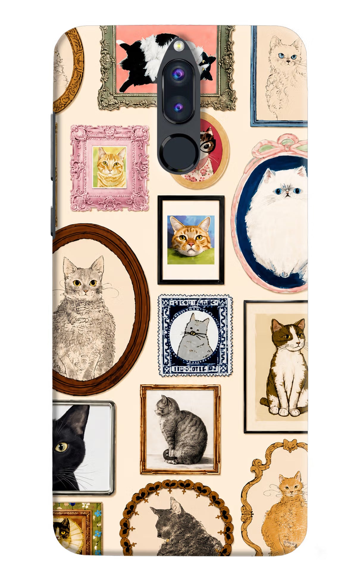 Mirror Cats Honor 9i Back Cover