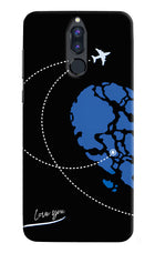Love Orbit Honor 9i Hard Case Back Cover by Casekaro